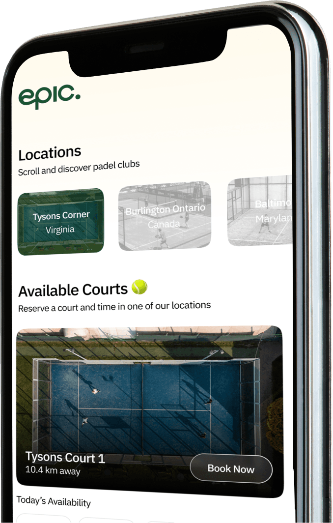 epic padel app